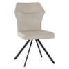 Troy Dining Chair Beige Fabric