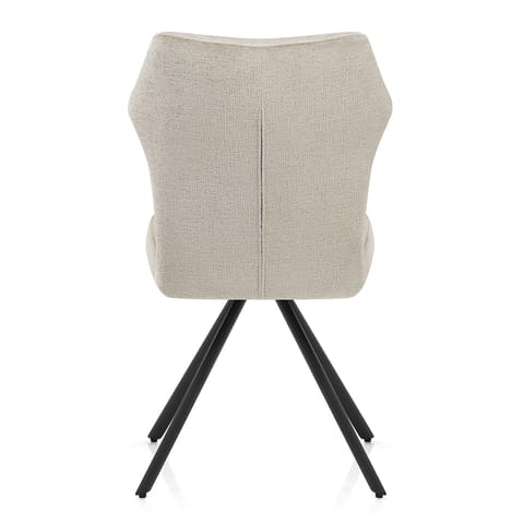 Troy Dining Chair Beige Fabric