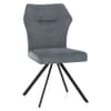 Troy Dining Chair Blue Fabric