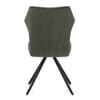 Troy Dining Chair Green Fabric