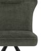 Troy Dining Chair Green Fabric