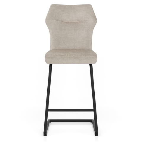 Troy Bar Stool Beige Fabric