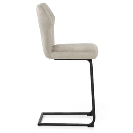Troy Bar Stool Beige Fabric