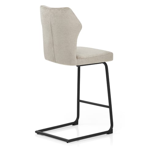 Troy Bar Stool Beige Fabric