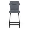 Troy Bar Stool Blue Fabric