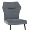 Troy Bar Stool Blue Fabric