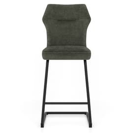 Troy Bar Stool Green Fabric