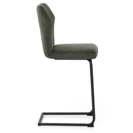 Troy Bar Stool Green Fabric