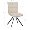 Cody Dining Chair Beige Fabric