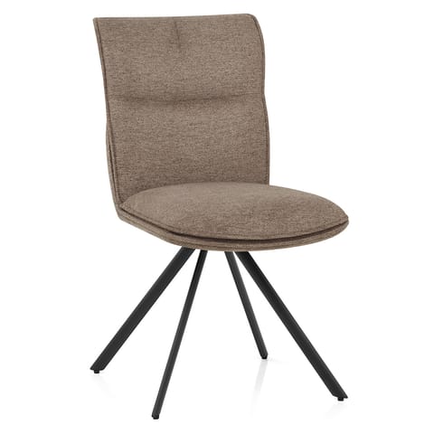 Cody Dining Chair Brown Fabric