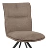 Cody Dining Chair Brown Fabric