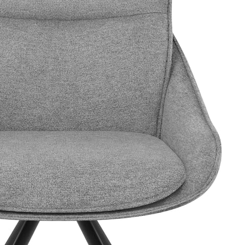 Creed Dining Chair Light Grey Fabric