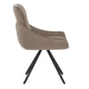 Creed Dining Chair Brown Fabric