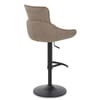 Creed Bar Stool Brown Fabric