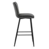 Abi Bar Stool Charcoal Fabric