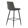 Abi Bar Stool Charcoal Fabric