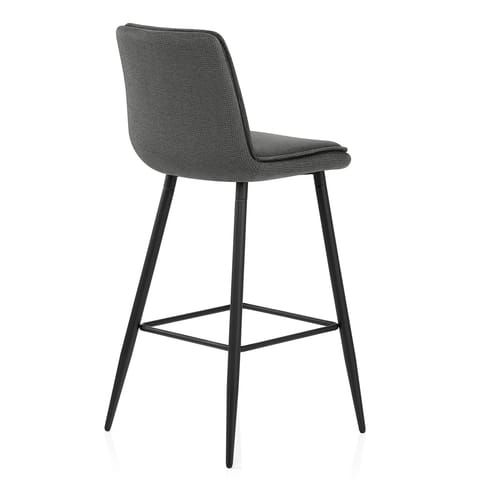 Abi Bar Stool Charcoal Fabric