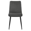 Abi Dining Chair Charcoal Fabric