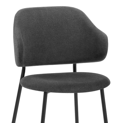 Brodie Dining Chair Charcoal Fabric