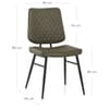 Caprice Dining Chair Antique Green