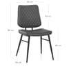 Caprice Dining Chair Antique Grey