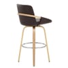 Ohio Bar Stool Brown