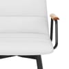 Marco Stool Oak Arms & White Leather