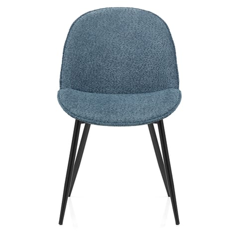 Mia Dining Chair Blue Fabric