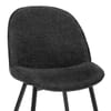 Mia Dining Chair Black Fabric