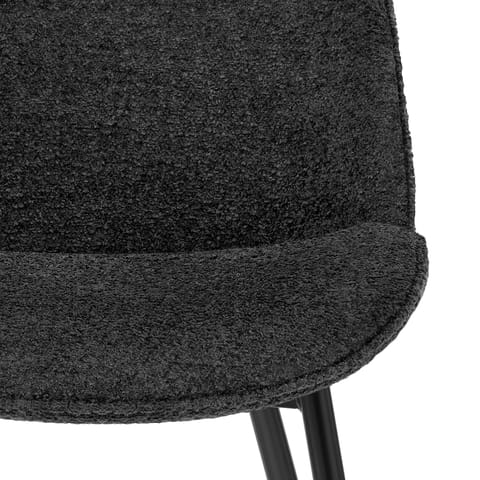 Mia Dining Chair Black Fabric