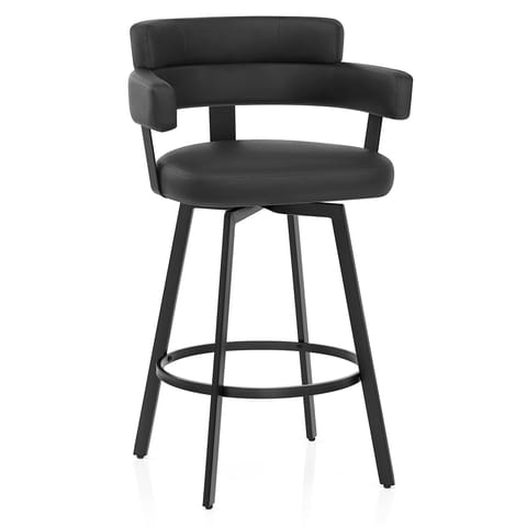 Enzo Bar Stool Black