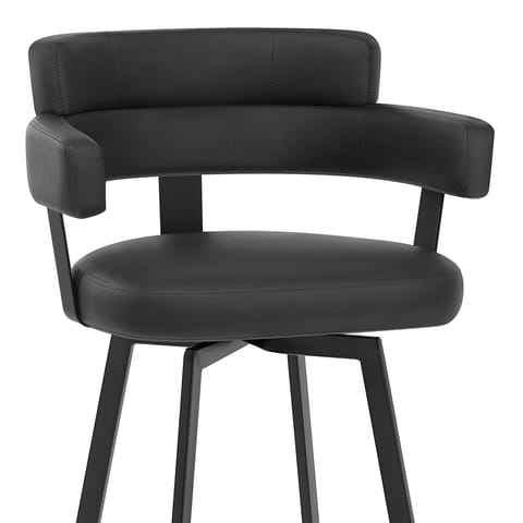 Enzo Bar Stool Black