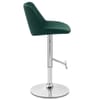 Summer Bar Stool Green Velvet
