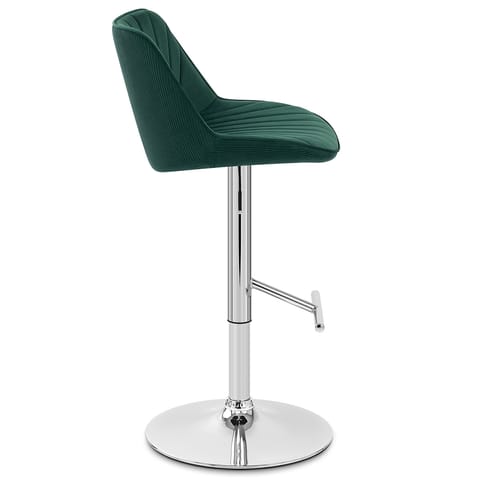 Summer Bar Stool Green Velvet