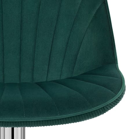 Summer Bar Stool Green Velvet