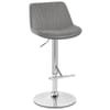 Summer Bar Stool Grey Velvet