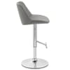 Summer Bar Stool Grey Velvet