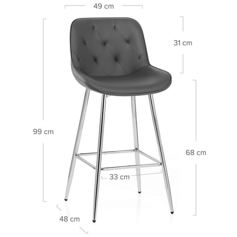 Sprint Bar Stool Grey