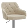 Butler Bar Stool Beige Fabric