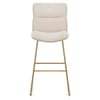 Finley Gold Stool Champagne Boucle