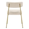 Diana Gold Chair Cream Fabric