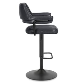 Scout Real Leather Stool Slate