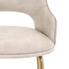 Louisa Gold Bar Stool Cream