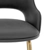 Louisa Gold Bar Stool Charcoal