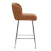 Coast Bar Stool Brown Fabric