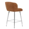 Coast Bar Stool Brown Fabric