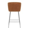 Coast Bar Stool Brown Fabric