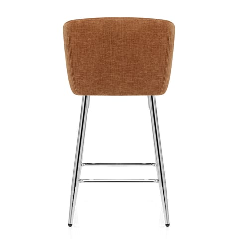 Coast Bar Stool Brown Fabric