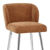 Coast Bar Stool Brown Fabric