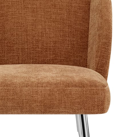 Coast Bar Stool Brown Fabric